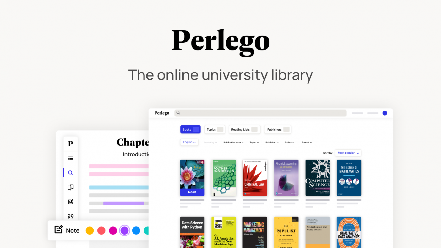 Perlego content Varsityvibe