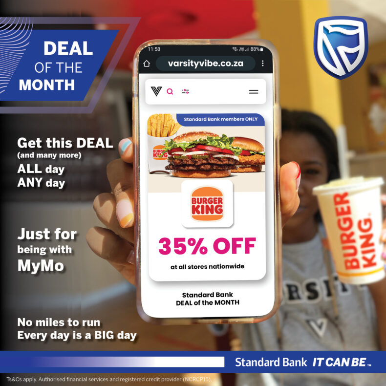 Standard Bank Deal of the Month: Burger King - Varsityvibe